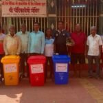 ग्रा.पं.आंगले अंतर्गत सार्वजनिक कचरा कुंडी वाटप